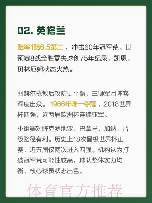 2026年世界杯夺冠热门球队深度预测与分析